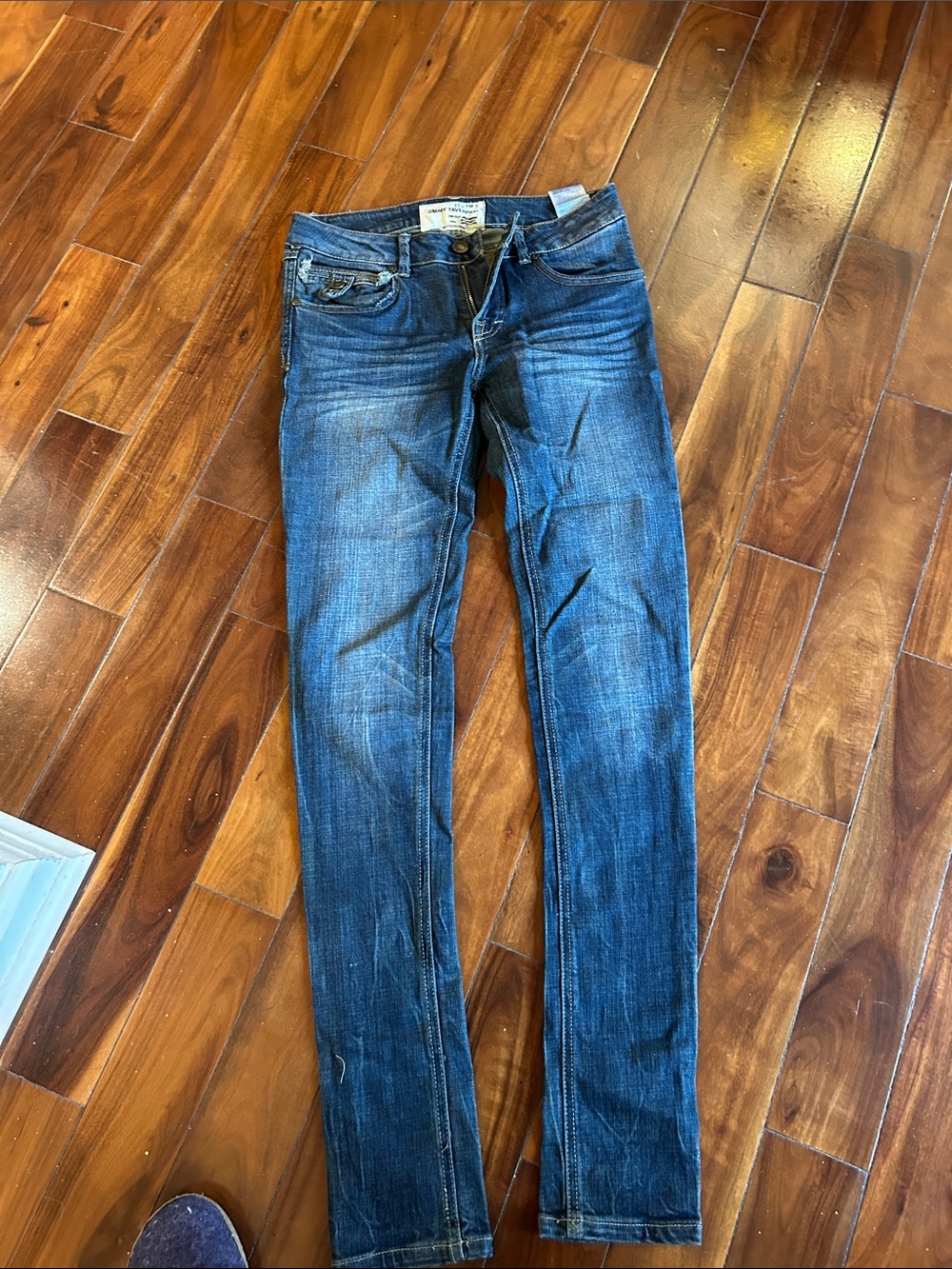 Slim Fit Women's Jeans in Dark Blue Denim